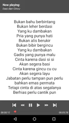 Lagu Dangdut Rhoma Irama Offline + Lirik android App screenshot 3