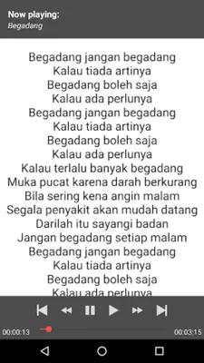 Lagu Dangdut Rhoma Irama Offline + Lirik android App screenshot 4