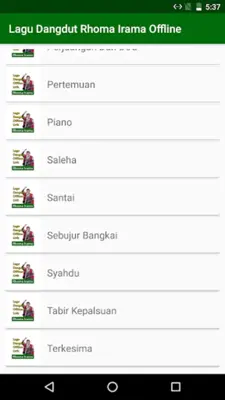 Lagu Dangdut Rhoma Irama Offline + Lirik android App screenshot 5