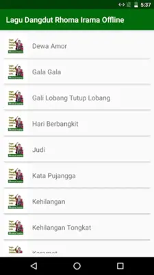 Lagu Dangdut Rhoma Irama Offline + Lirik android App screenshot 7